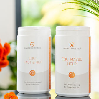 EQUI Haut & Huf von Das Gesunde Tier – Ergänzungsfuttermittel für Haut und Hufe von Pferden.