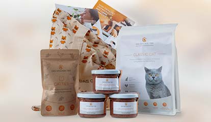 Das Bild zeigt verschiedene Produkte für Katzen von Das Gesunde Tier.