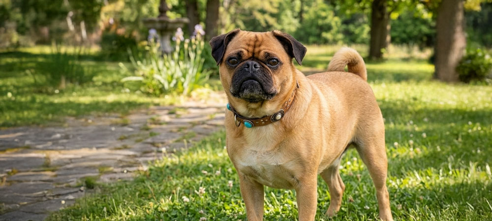 Retromops im Profil – moderne Mops-Zucht mit längerer Schnauze und freier Atmung