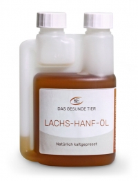 LACHS-HANF-ÖL - 100 ml Ergänzungsfuttermittel Hund & Katze