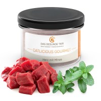 Produktfoto von CATLICIOUS GOURMET - Herz mit Minze - 6 x Glas à 200 g