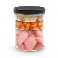 Vorschau DOGLICIOUS GOURMET - Premium Nassfutter für Hunde mit Huhn & Aloe Vera - 6 x 300 g