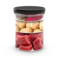 Vorschau DOGLICIOUS GOURMET - Alleinfuttermittel für Hunde mit Pferd, Kartoffel und Roter Bete - 6 x 400 g