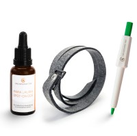 PARA LAURIN SPOT-ON DOG 30 ml & PARA LAURIN BIO-PROTECT-HALSBAND 35 cm mit ZECKENSCHLINGE - Set S