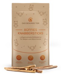 BÜFFIES KNABBERSTICKS - Luftgetrocknete Büffeldärme - 100g