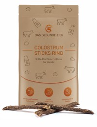 COLOSTRUM STICKS RIND – Weiche Rindfleisch-Sticks mit Colostrum – 150 g 