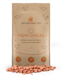 FISHY CHICKS – Softsnacks mit Huhn & Lachs –  80 g