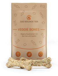 Produktfoto von VEGGIE BONES - Kauknochen mit Gemüse & Saaten - 5 Stück